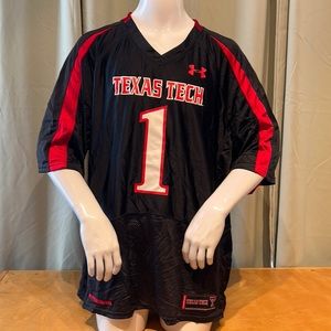 Under Armor heat guard Texas Tech no. 1 jersey, size XL